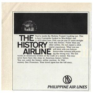 1967 Philippine Air Lines The History Airline Malinta Vintage Magazine Print Ad